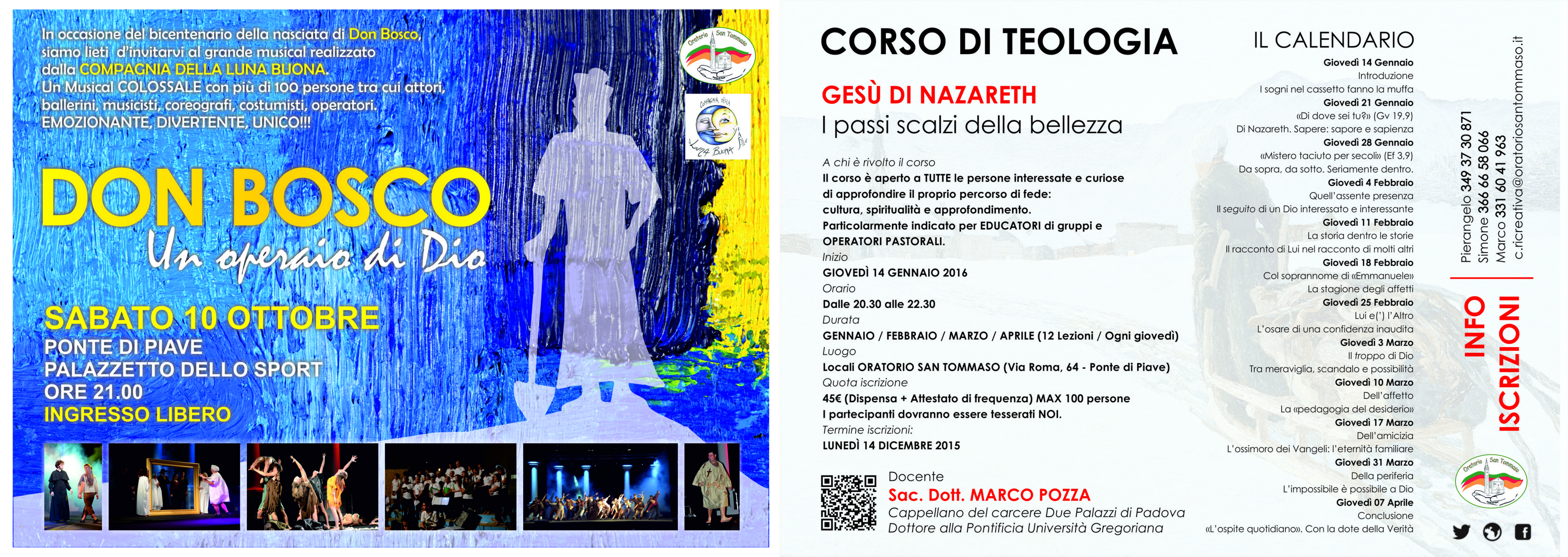 Proposte NOI Oratorio assieme alla parrocchia di Ponte di Piave