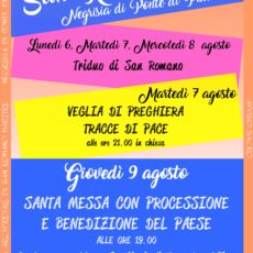 Triduo di preghiera per San Romano