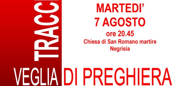 Veglia di preghiera per la pace